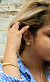Blooh Sustainable Jewelry Made in East Africa Women's Gold Studs Earring