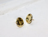 Blooh Sustainable Jewelry Made in East Africa Women's Gold Studs Earring