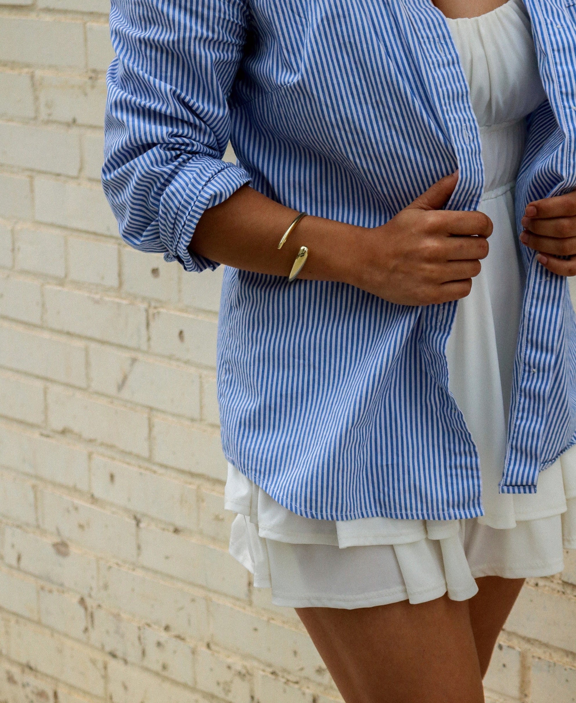 Blooh Sustainable Jewelry Made in East Africa Women's Gold Bracelet