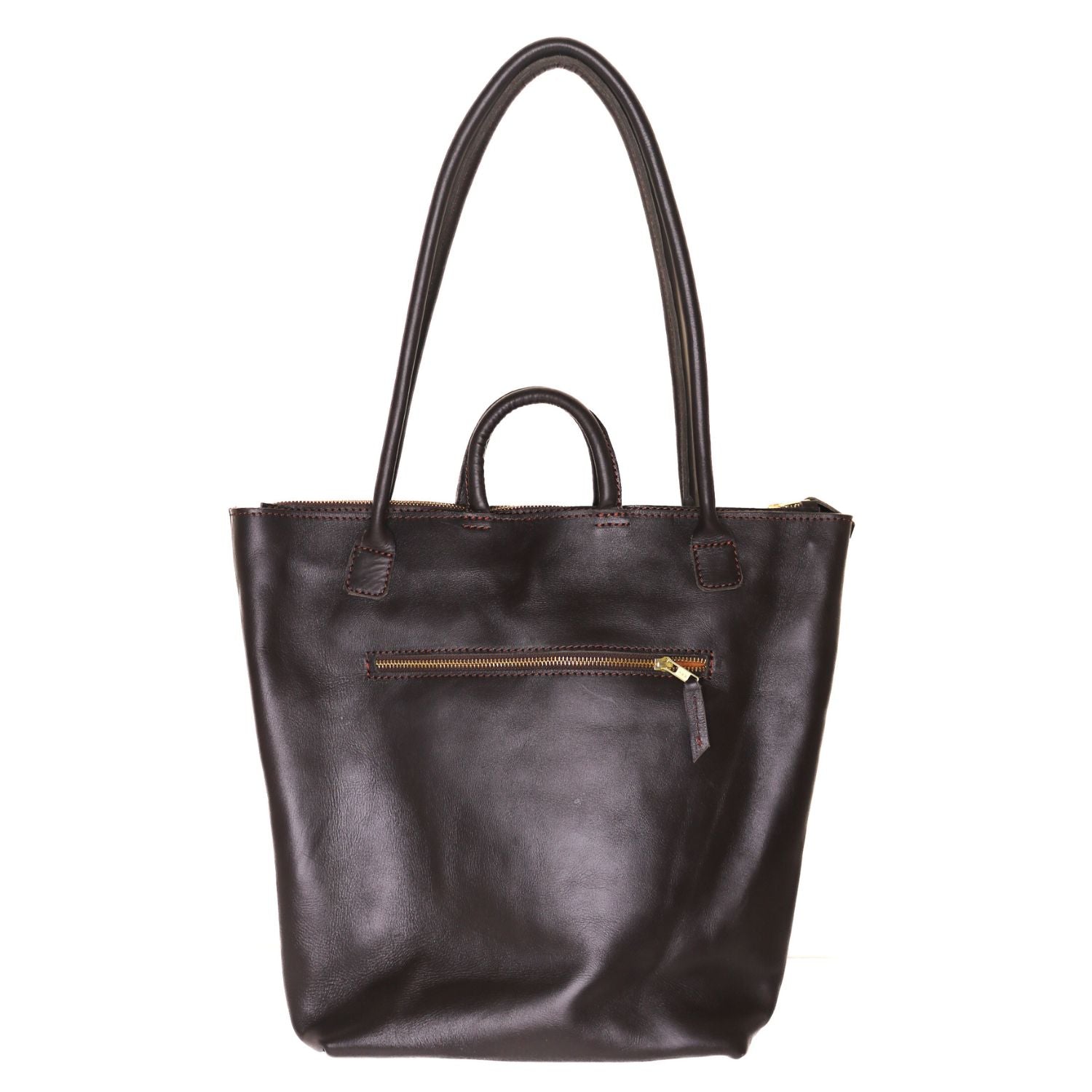 Utility Tote, Dark Hazelnut