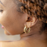 Loka Double Hoop Earrings