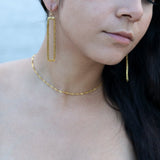 Drop Dangle Rectangle Earring