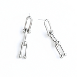 Bahati U-Link Chain Drop Dangle Earrings
