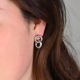 Saha Double Hoops Earrings