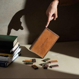 Handcrafted Leather Domino Set