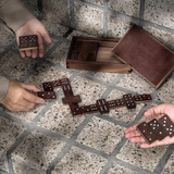 Handcrafted Leather Domino Set