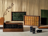 Handcrafted Leather Domino Set