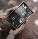 Handcrafted Leather Domino Set